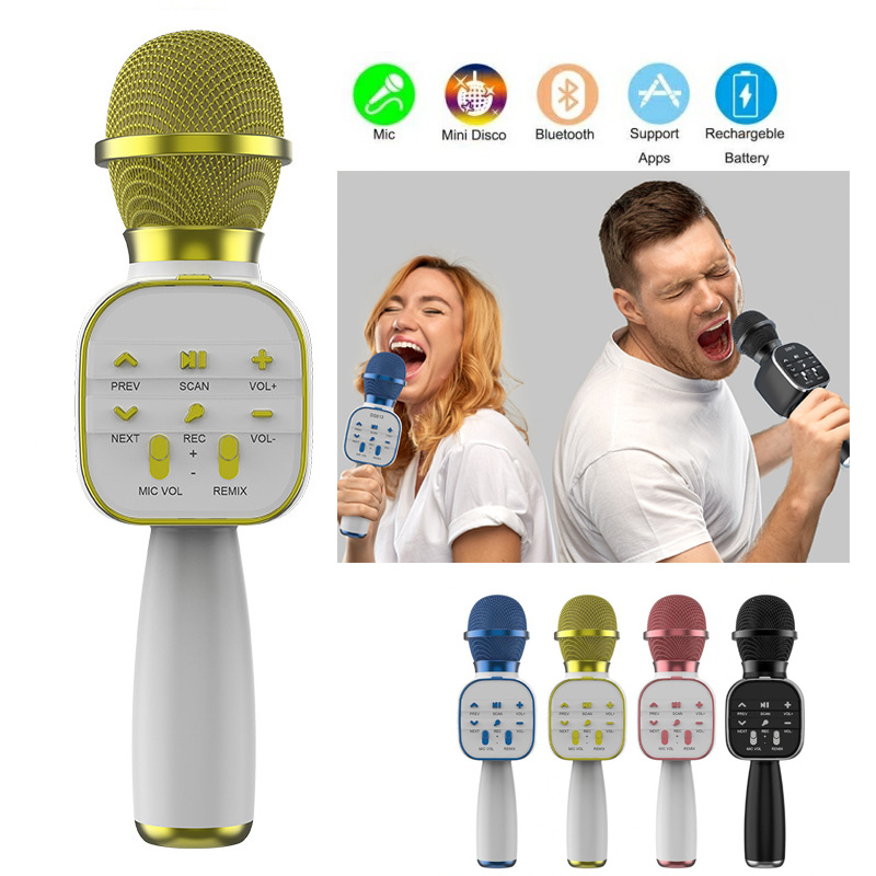 Kids Microphone Karaoke - DS813 Không Dây Micro Hát Karaoke