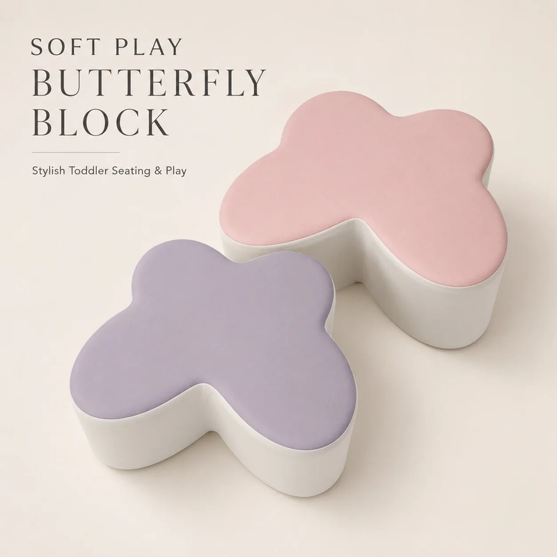Kids Toys Rental - Soft Play Butterfly Shape Block Toddler