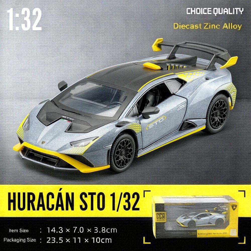 Kids Toys Under 1 Year - CCA 1:32 Lamborghini Huracan STO Diecast