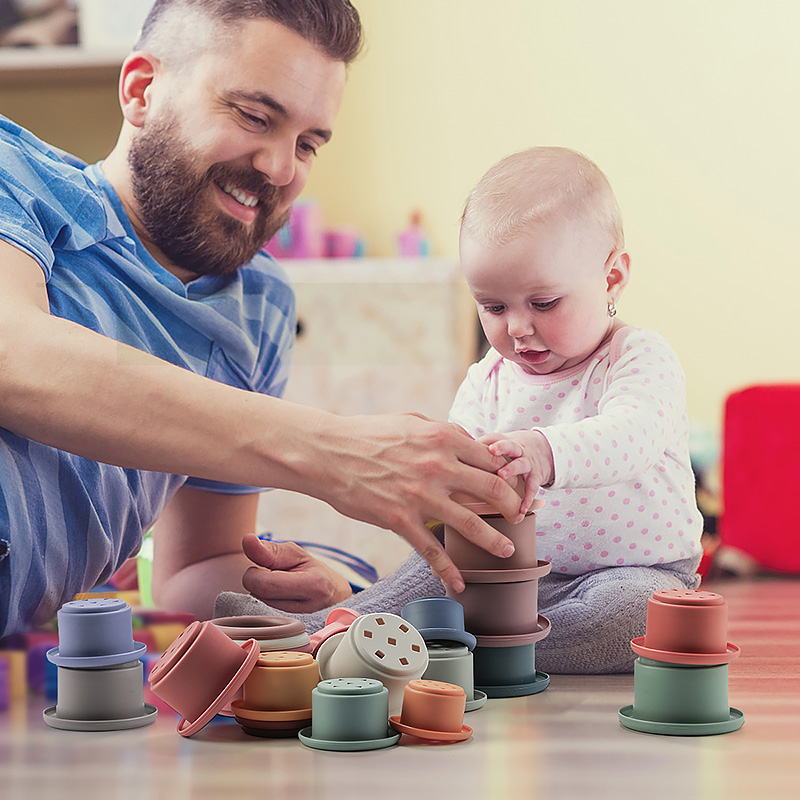 Baby Silicone Hourglass Stacki - đánh giá và giá Kids Toys 2 Year Old