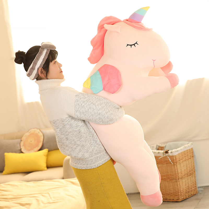 25-100CM Kawaii Giant Unicorn  - đánh giá và giá Unicorn Stuffed Toy