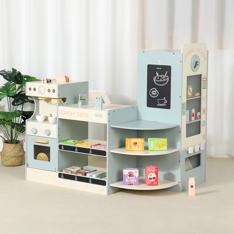 Kids Wooden Grocery Store Play - đánh giá và giá Kids Toys Stores
