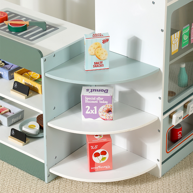 Kids Wooden Grocery Store Play - đánh giá và giá Kids Toys Stores