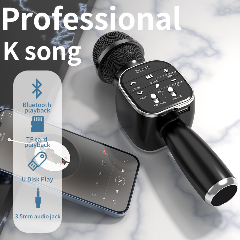 DS813 Không Dây Micro Hát Kara - đánh giá và giá Kids Microphone Karaoke