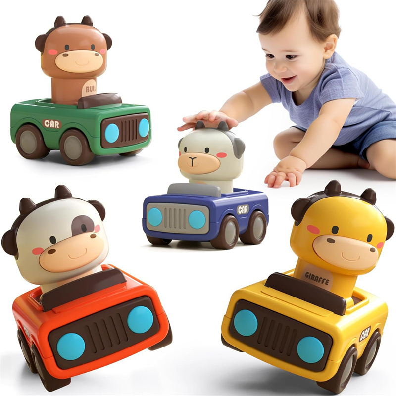 Animal Push and Go Car Toy, Du - đánh giá và giá Kids Toys 2 Year Old