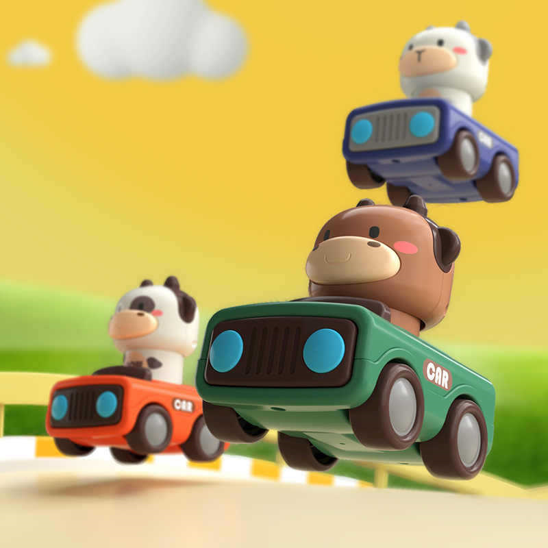Animal Push and Go Car Toy, Du - đánh giá và giá Kids Toys 2 Year Old