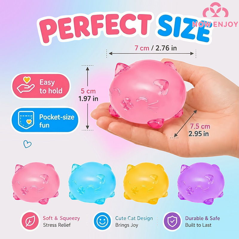 NOW ENJOY 1PC Gummy Cat Squish - đánh giá và giá Kids Toys Now