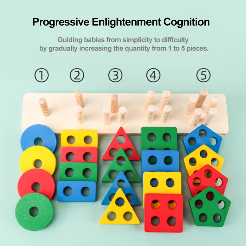 Montessori Wooden Games Baby T - đánh giá và giá Kids Toys 2 Year Old