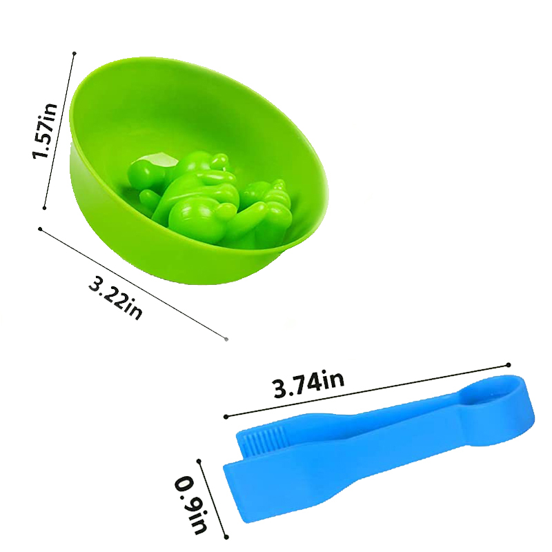 6 Plastic Bowls with 2 Tweezer - đánh giá và giá Kids Toys 2 Year Old