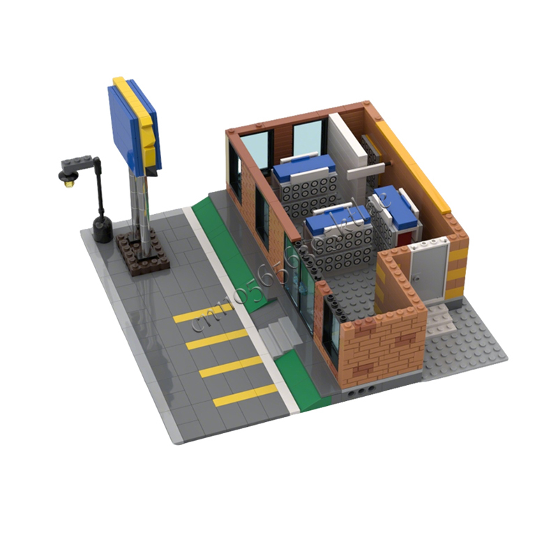 717PCS MOC City Street Views M - đánh giá và giá Kids Toys Rental
