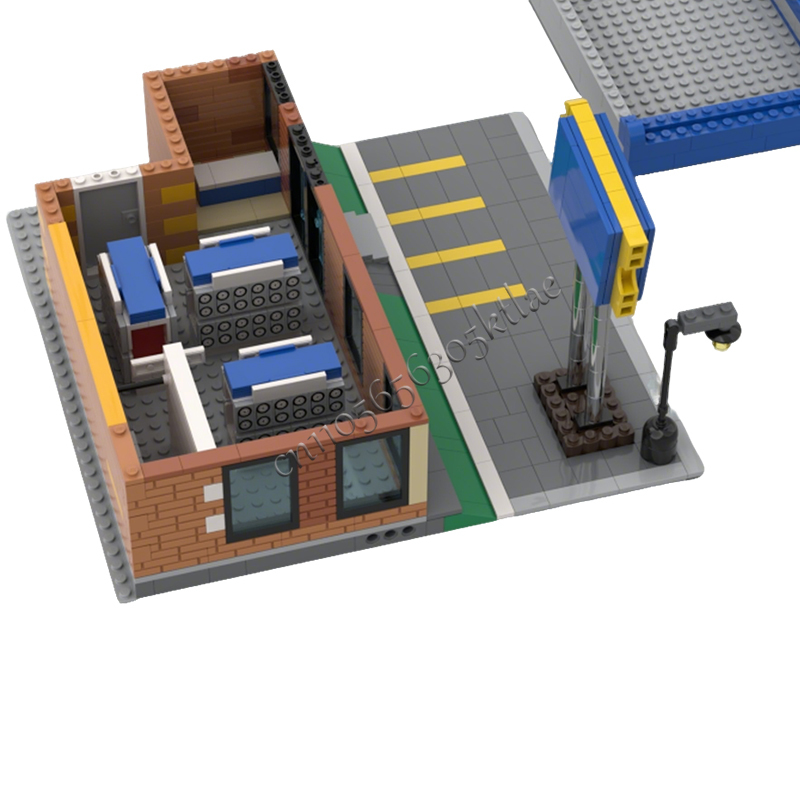 717PCS MOC City Street Views M - đánh giá và giá Kids Toys Rental