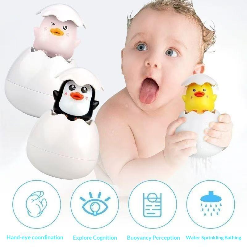 Cartoon Egg Shell Sprinkler Ba - đánh giá và giá Kids Toys Play Egg