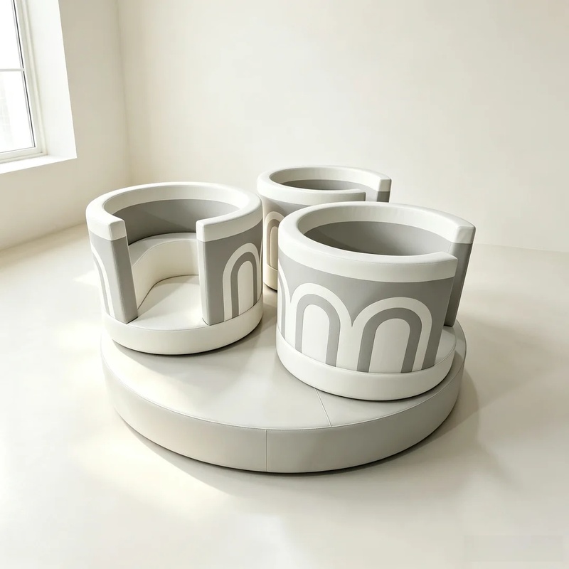 Grey Soft Play Cup Rotating Ca - đánh giá và giá Kids Toys Rental