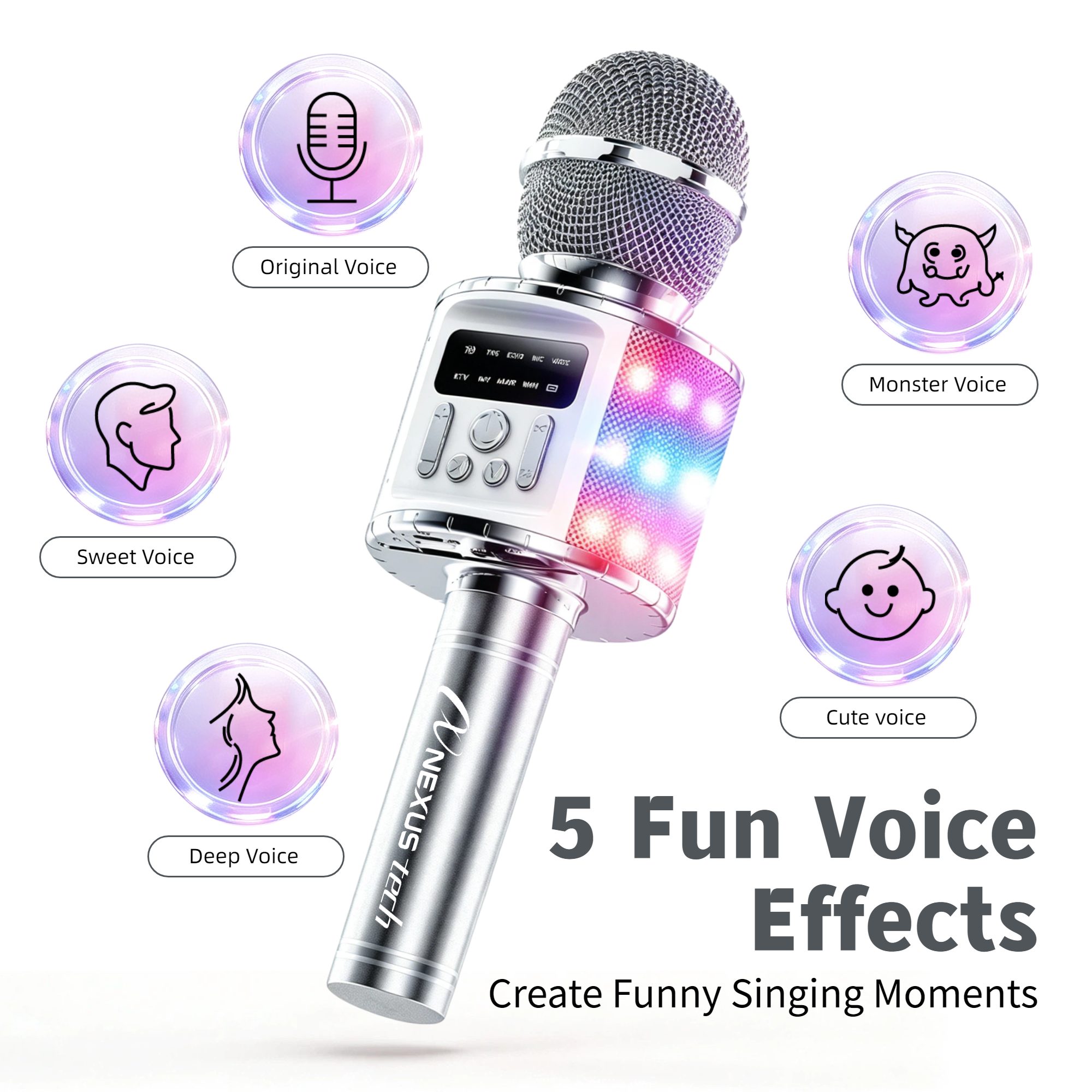TWS Dual Wireless Karaoke Micr - đánh giá và giá Kids Microphone Karaoke