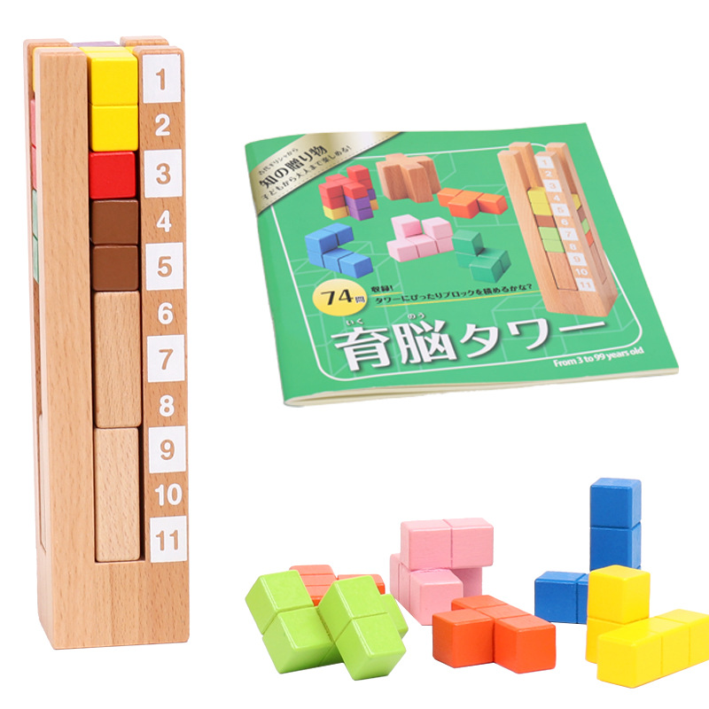 Khối Tháp Hình Khối Bằng Gỗ Đồ - đánh giá và giá Kids Toys Now