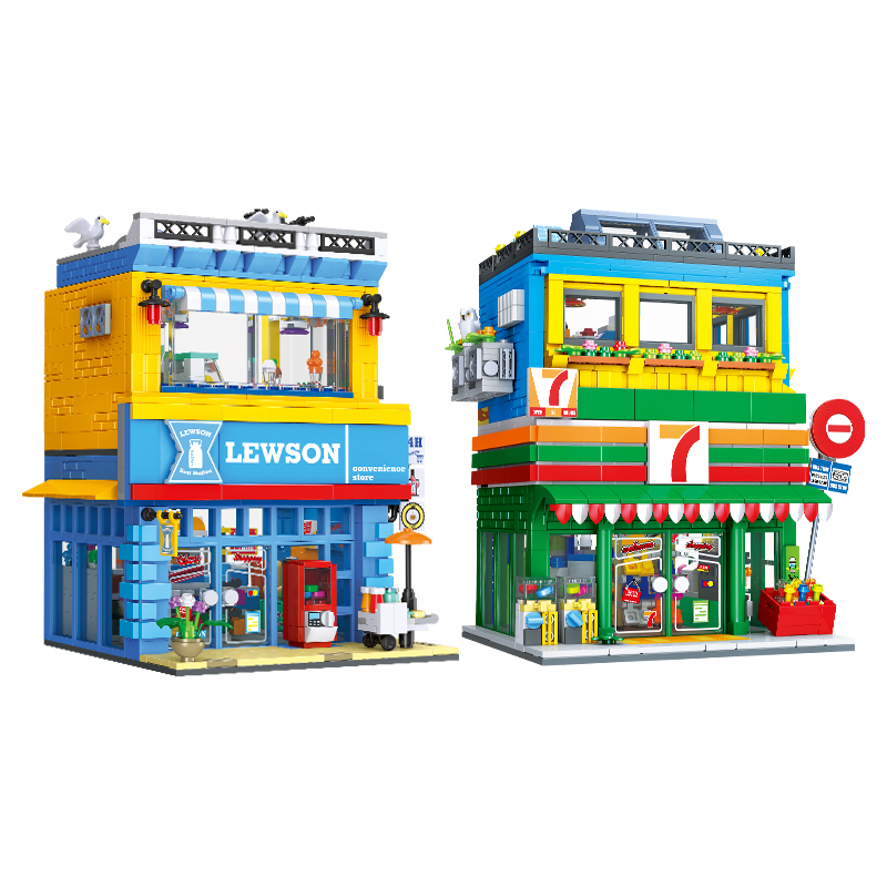 1263+PCS Street Scene Convenie - đánh giá và giá Kids Toys Stores