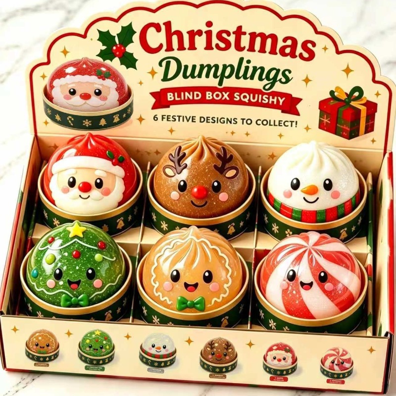 Christmas Dumpling Squishy Squ - đánh giá và giá Kids Toys Xmas