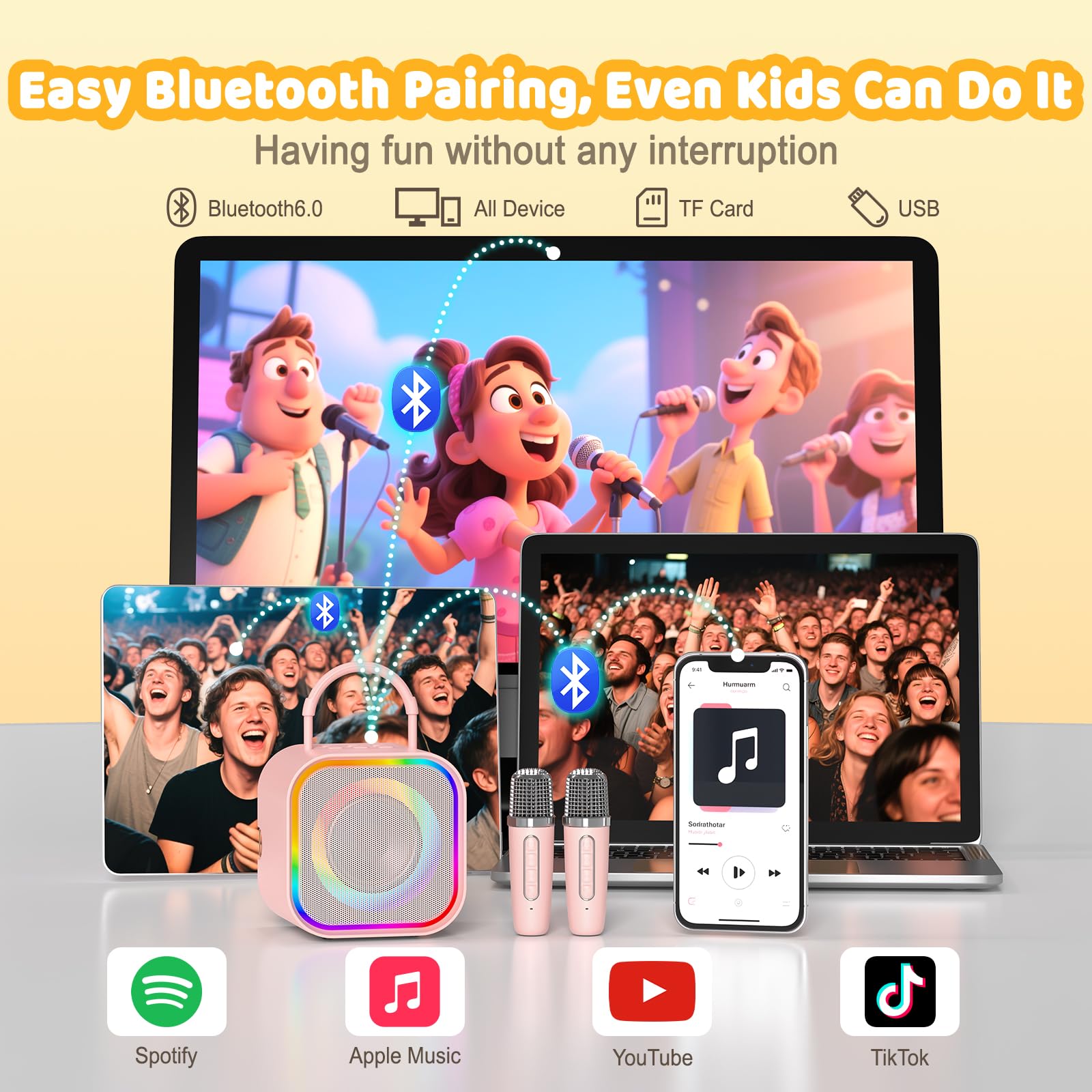 Haomuren Mini Karaoke Machine  - đánh giá và giá Kids Microphone Karaoke