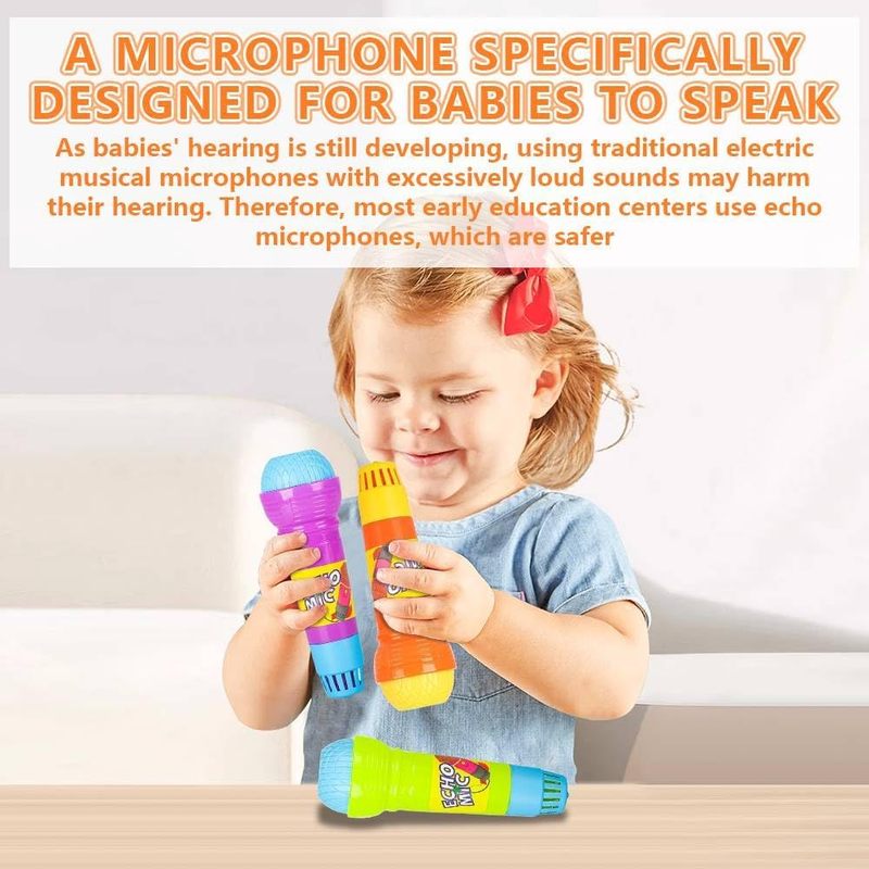 2Pcs Echo Microphone, Battery- - đánh giá và giá Kids Microphone Karaoke