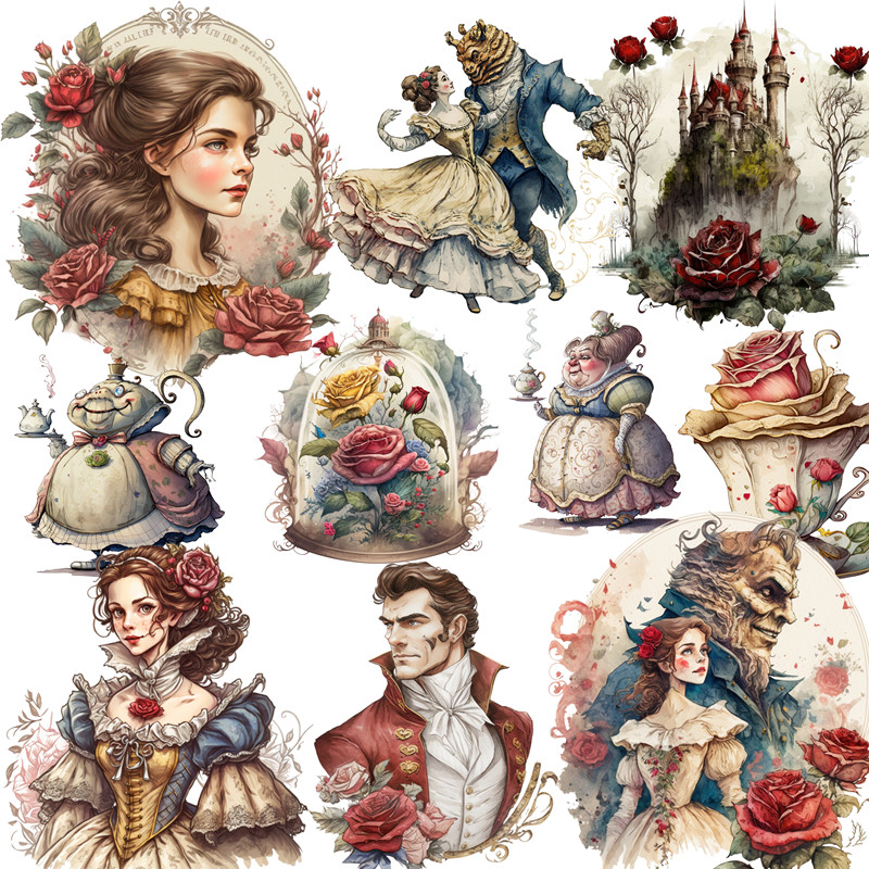 Fairy tale girl store Stickers - đánh giá và giá Kids Toys Stores
